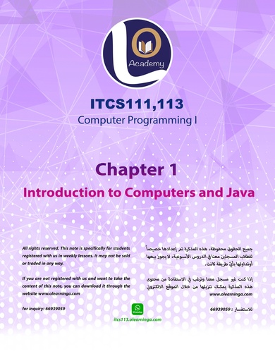 ITCS113 Notes